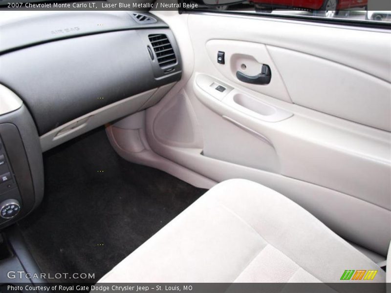 Laser Blue Metallic / Neutral Beige 2007 Chevrolet Monte Carlo LT