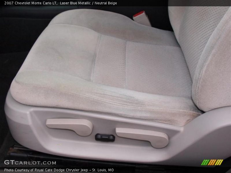 Laser Blue Metallic / Neutral Beige 2007 Chevrolet Monte Carlo LT
