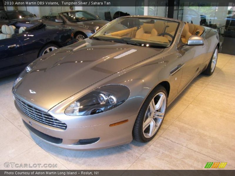 Tungsten Silver / Sahara Tan 2010 Aston Martin DB9 Volante