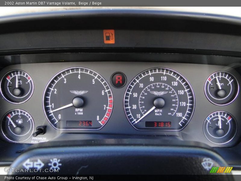 Beige / Beige 2002 Aston Martin DB7 Vantage Volante