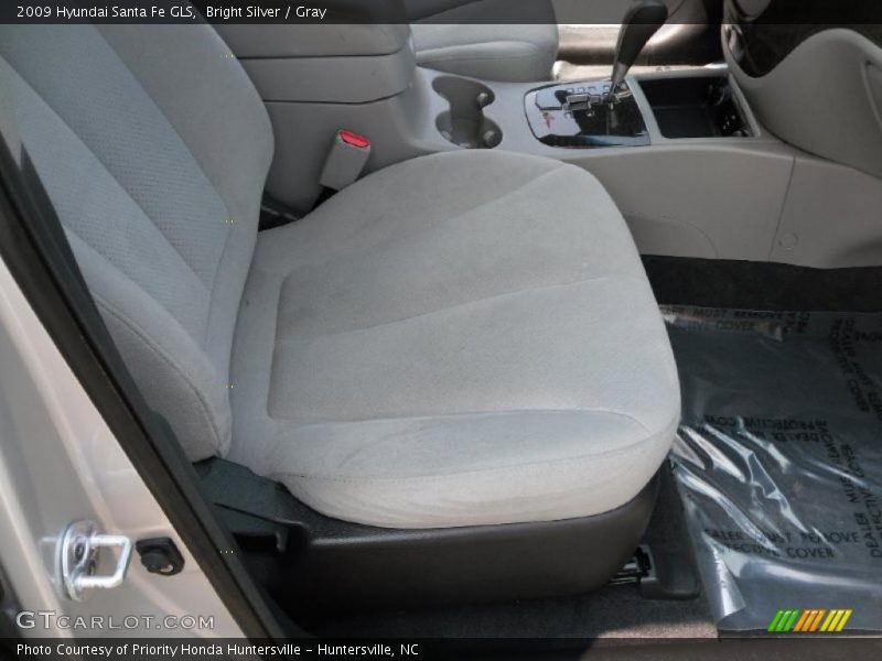Bright Silver / Gray 2009 Hyundai Santa Fe GLS