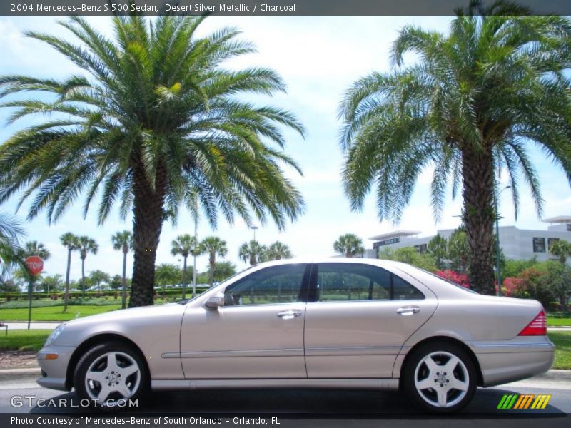 Desert Silver Metallic / Charcoal 2004 Mercedes-Benz S 500 Sedan
