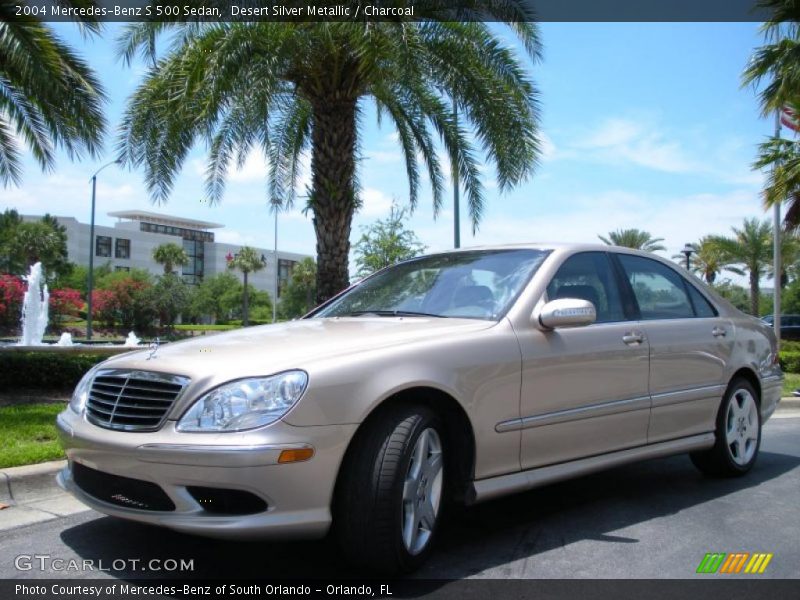 Desert Silver Metallic / Charcoal 2004 Mercedes-Benz S 500 Sedan
