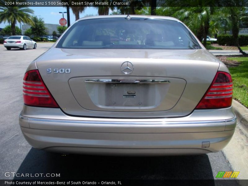 Desert Silver Metallic / Charcoal 2004 Mercedes-Benz S 500 Sedan