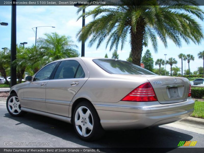 Desert Silver Metallic / Charcoal 2004 Mercedes-Benz S 500 Sedan