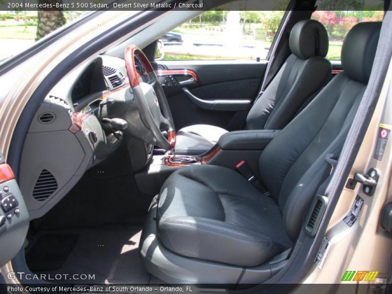 Desert Silver Metallic / Charcoal 2004 Mercedes-Benz S 500 Sedan