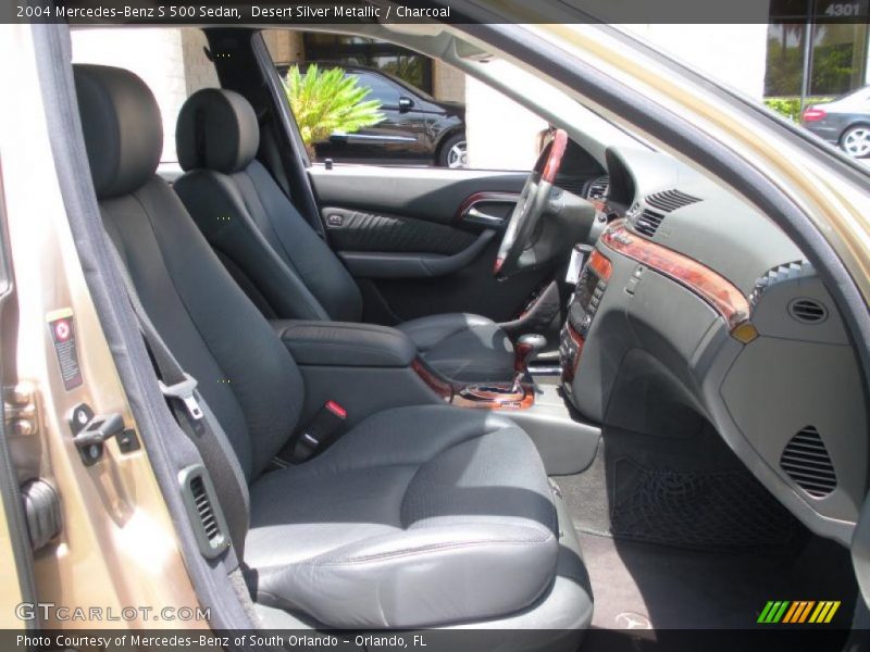 Desert Silver Metallic / Charcoal 2004 Mercedes-Benz S 500 Sedan