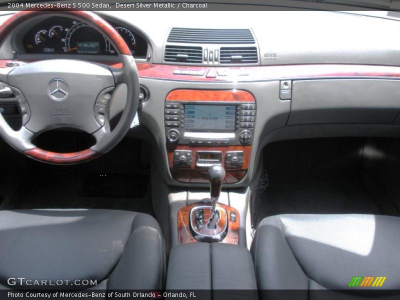 Desert Silver Metallic / Charcoal 2004 Mercedes-Benz S 500 Sedan
