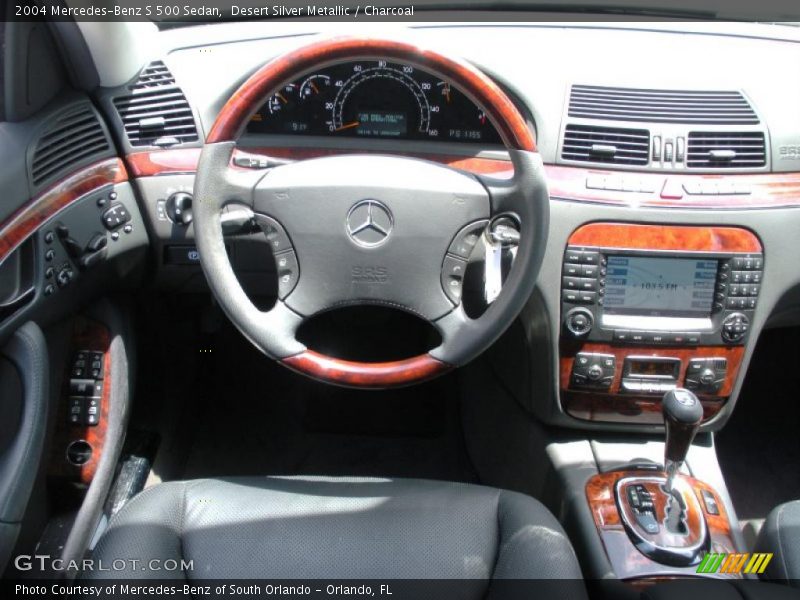 Desert Silver Metallic / Charcoal 2004 Mercedes-Benz S 500 Sedan