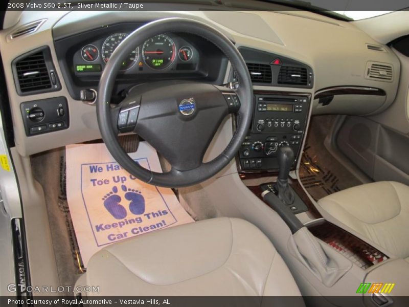 Silver Metallic / Taupe 2008 Volvo S60 2.5T