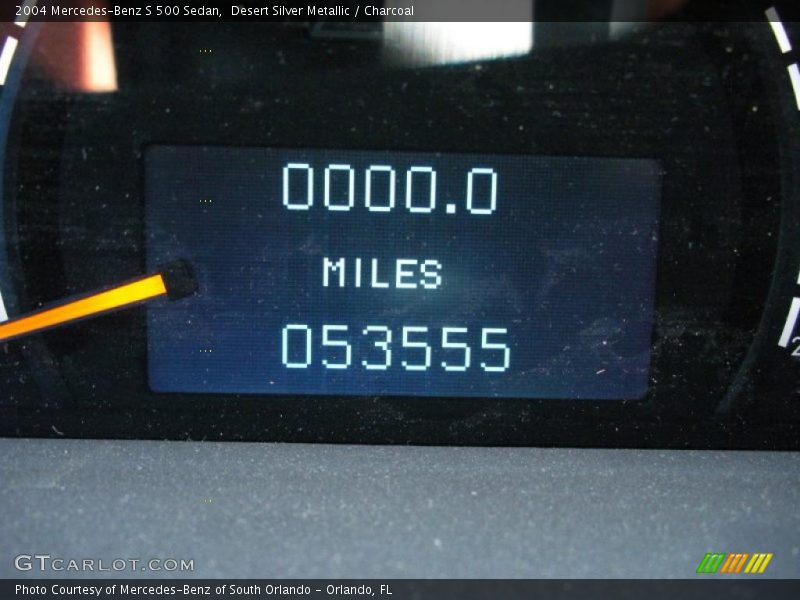 Desert Silver Metallic / Charcoal 2004 Mercedes-Benz S 500 Sedan