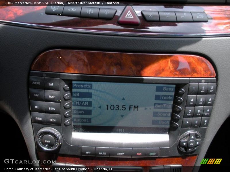 Desert Silver Metallic / Charcoal 2004 Mercedes-Benz S 500 Sedan