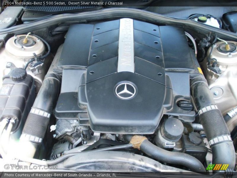 Desert Silver Metallic / Charcoal 2004 Mercedes-Benz S 500 Sedan