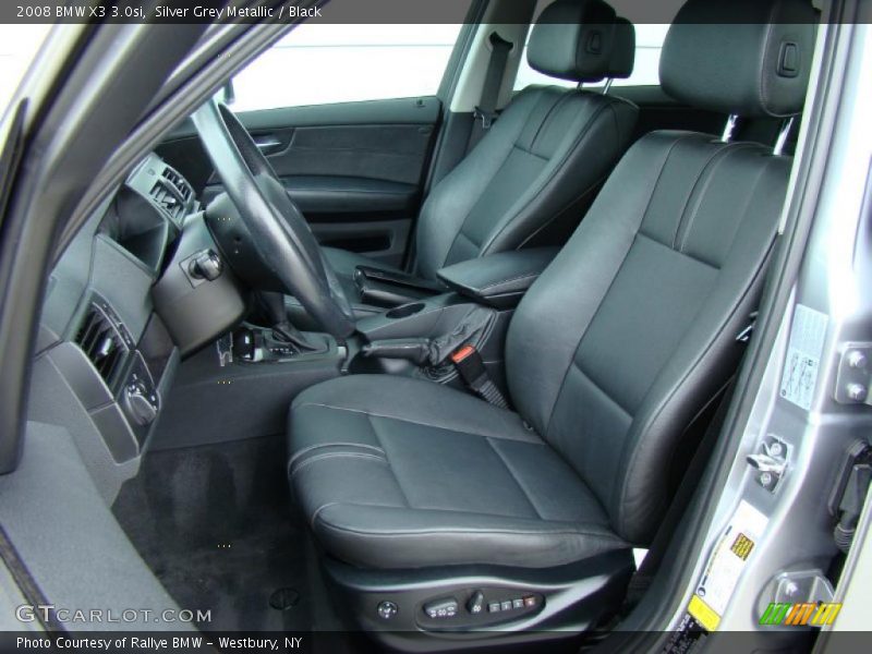 Silver Grey Metallic / Black 2008 BMW X3 3.0si