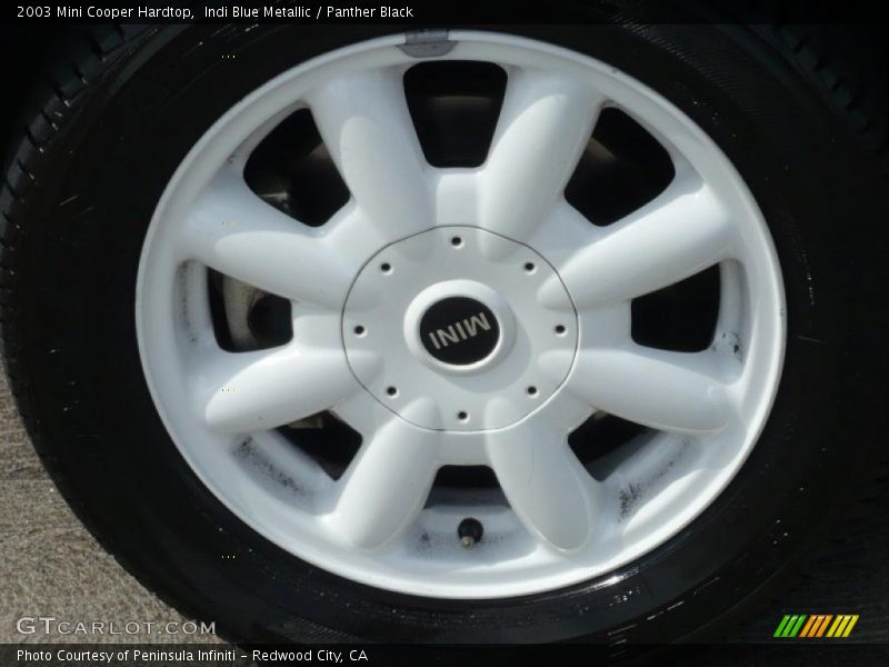 Indi Blue Metallic / Panther Black 2003 Mini Cooper Hardtop