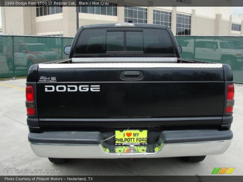 Black / Mist Gray 1999 Dodge Ram 1500 ST Regular Cab