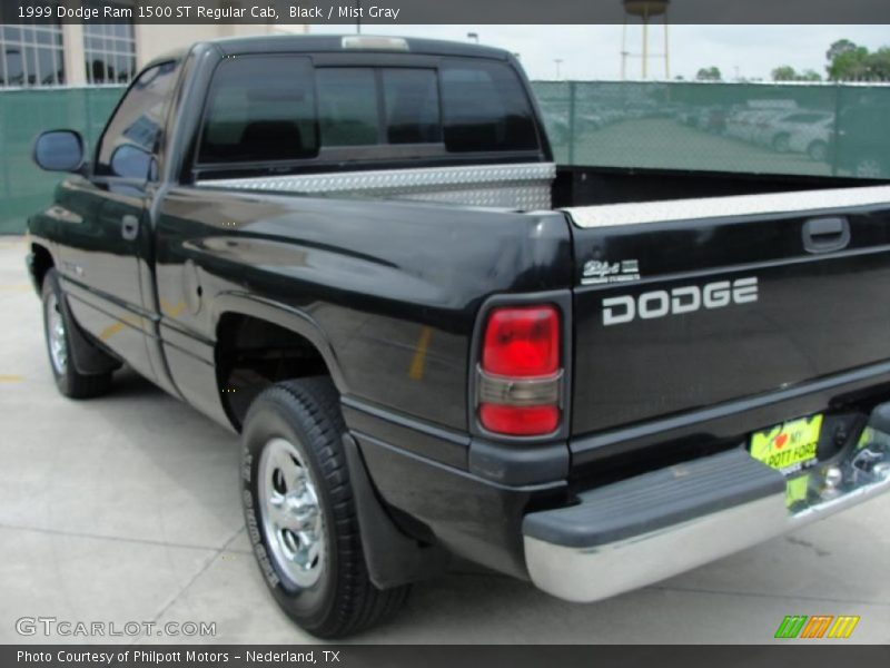 Black / Mist Gray 1999 Dodge Ram 1500 ST Regular Cab