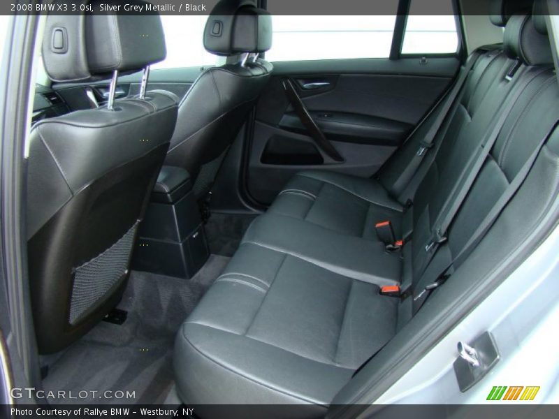 Silver Grey Metallic / Black 2008 BMW X3 3.0si