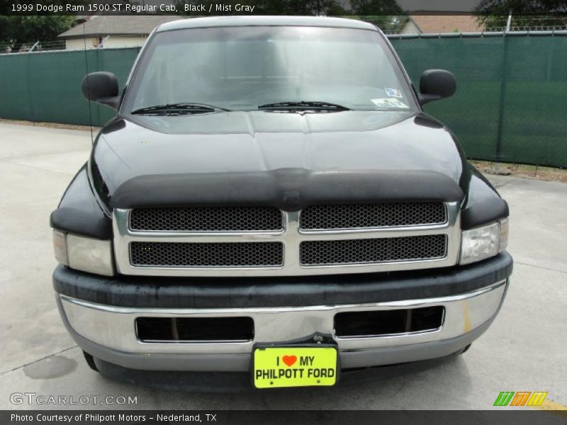 Black / Mist Gray 1999 Dodge Ram 1500 ST Regular Cab