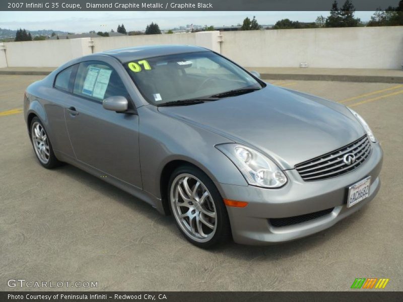 Diamond Graphite Metallic / Graphite Black 2007 Infiniti G 35 Coupe