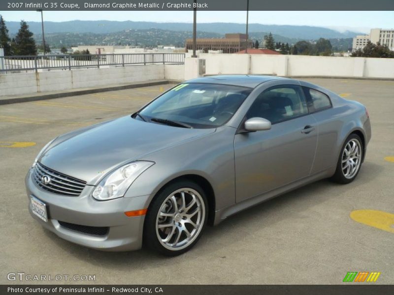Diamond Graphite Metallic / Graphite Black 2007 Infiniti G 35 Coupe