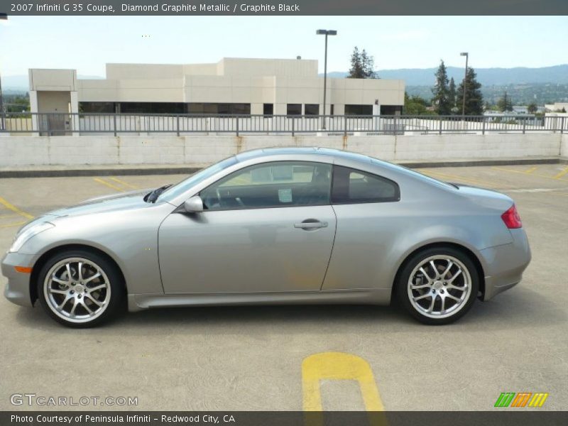 Diamond Graphite Metallic / Graphite Black 2007 Infiniti G 35 Coupe