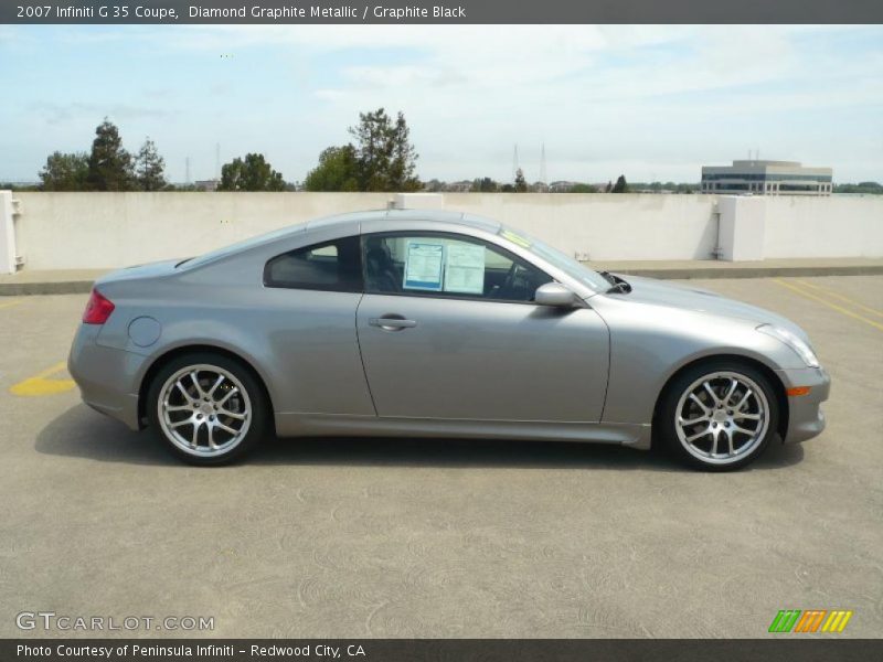 Diamond Graphite Metallic / Graphite Black 2007 Infiniti G 35 Coupe