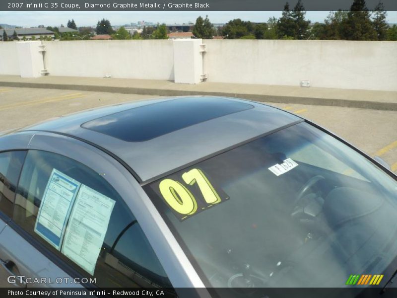Diamond Graphite Metallic / Graphite Black 2007 Infiniti G 35 Coupe