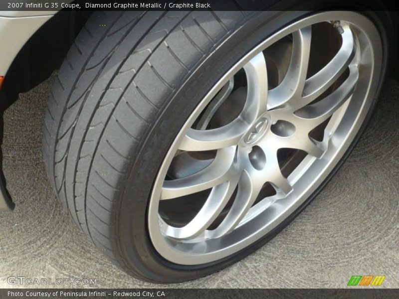Diamond Graphite Metallic / Graphite Black 2007 Infiniti G 35 Coupe