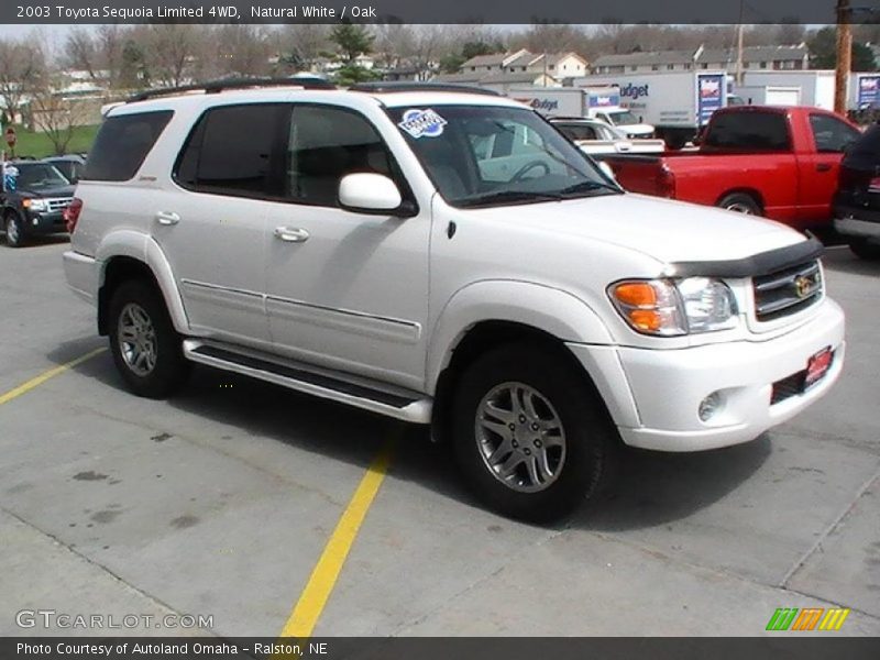 Natural White / Oak 2003 Toyota Sequoia Limited 4WD