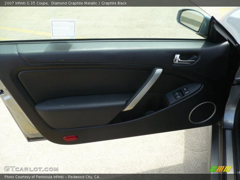 Diamond Graphite Metallic / Graphite Black 2007 Infiniti G 35 Coupe