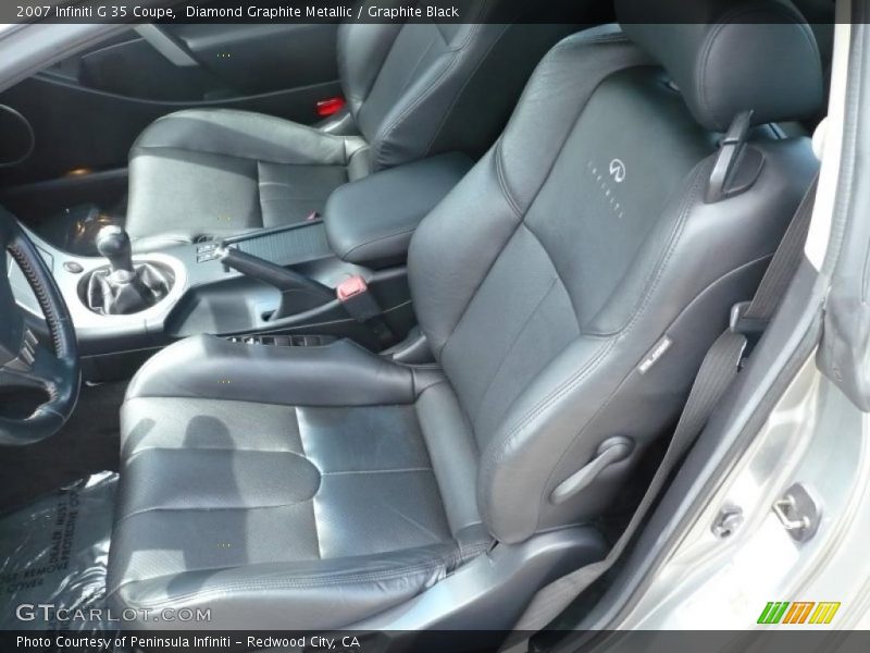 Diamond Graphite Metallic / Graphite Black 2007 Infiniti G 35 Coupe