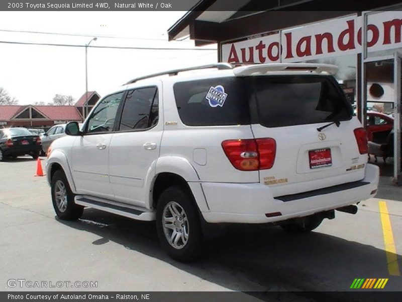 Natural White / Oak 2003 Toyota Sequoia Limited 4WD