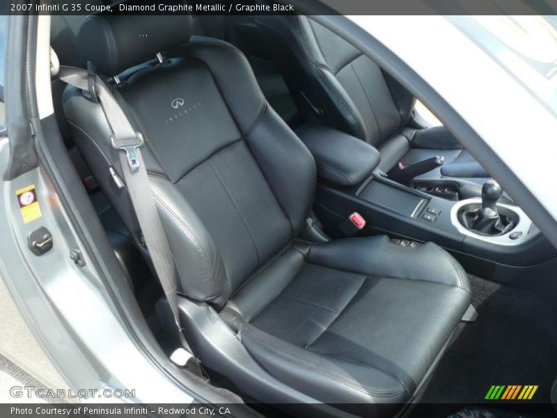 Diamond Graphite Metallic / Graphite Black 2007 Infiniti G 35 Coupe
