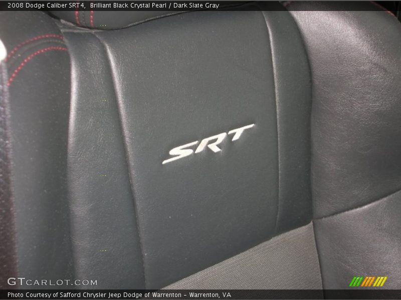 Brilliant Black Crystal Pearl / Dark Slate Gray 2008 Dodge Caliber SRT4