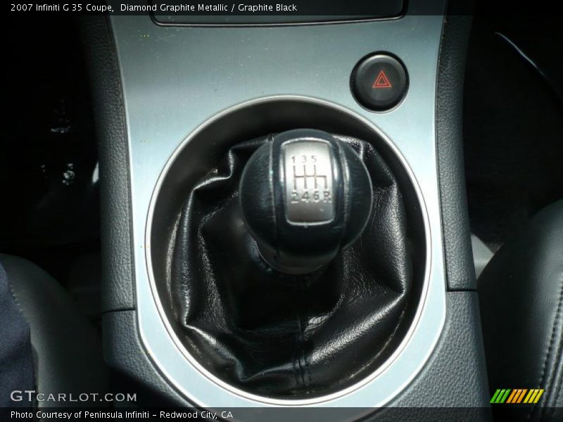 Diamond Graphite Metallic / Graphite Black 2007 Infiniti G 35 Coupe