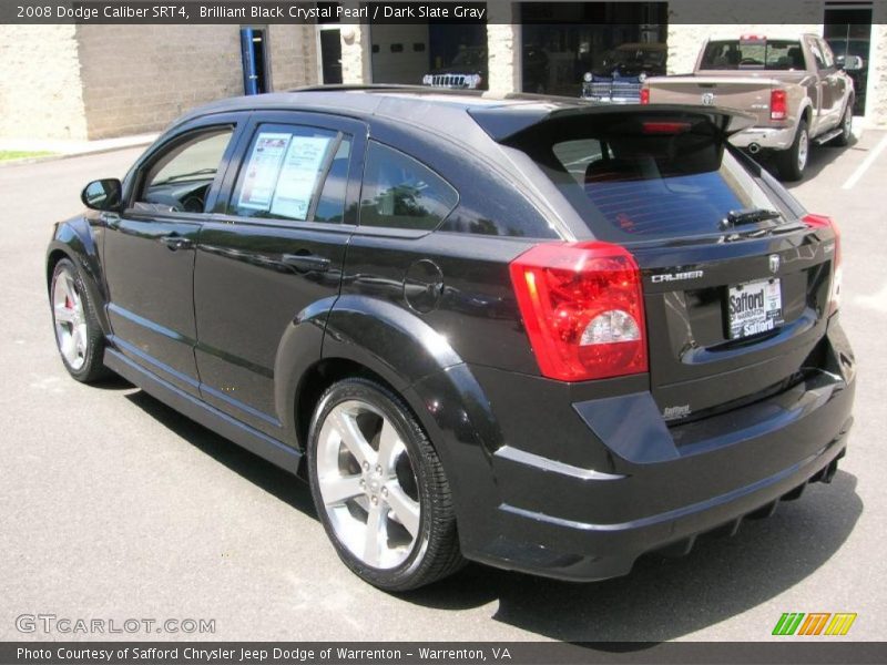 Brilliant Black Crystal Pearl / Dark Slate Gray 2008 Dodge Caliber SRT4