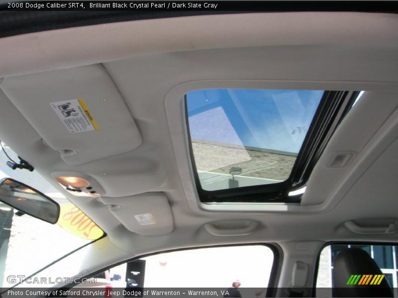 Brilliant Black Crystal Pearl / Dark Slate Gray 2008 Dodge Caliber SRT4