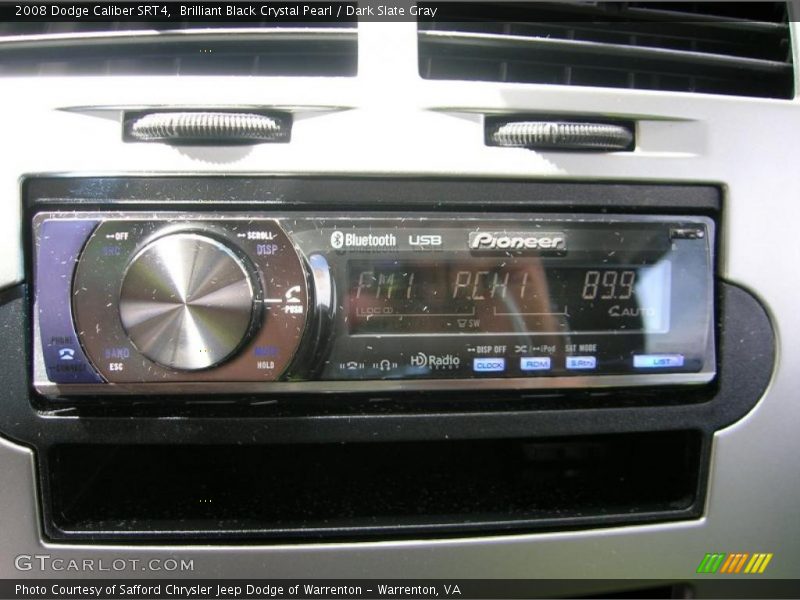 Brilliant Black Crystal Pearl / Dark Slate Gray 2008 Dodge Caliber SRT4