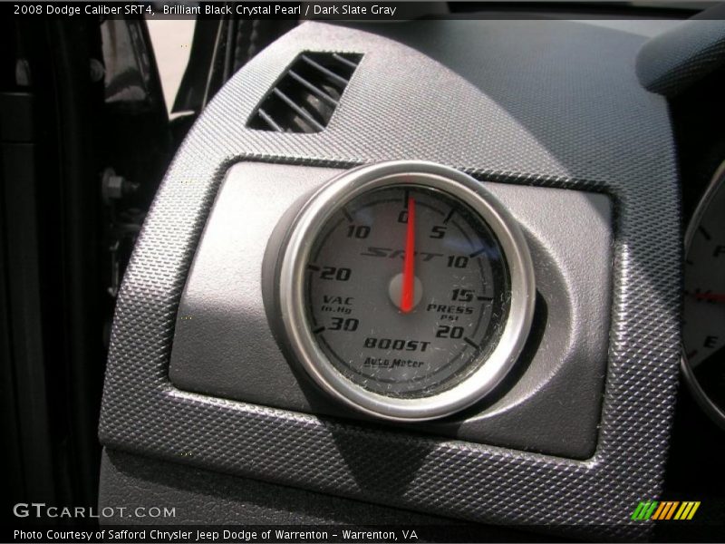 Brilliant Black Crystal Pearl / Dark Slate Gray 2008 Dodge Caliber SRT4