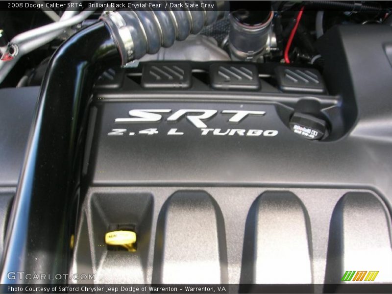 Brilliant Black Crystal Pearl / Dark Slate Gray 2008 Dodge Caliber SRT4