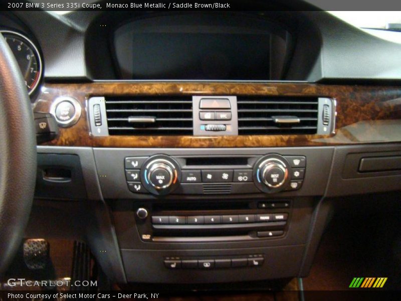 Monaco Blue Metallic / Saddle Brown/Black 2007 BMW 3 Series 335i Coupe