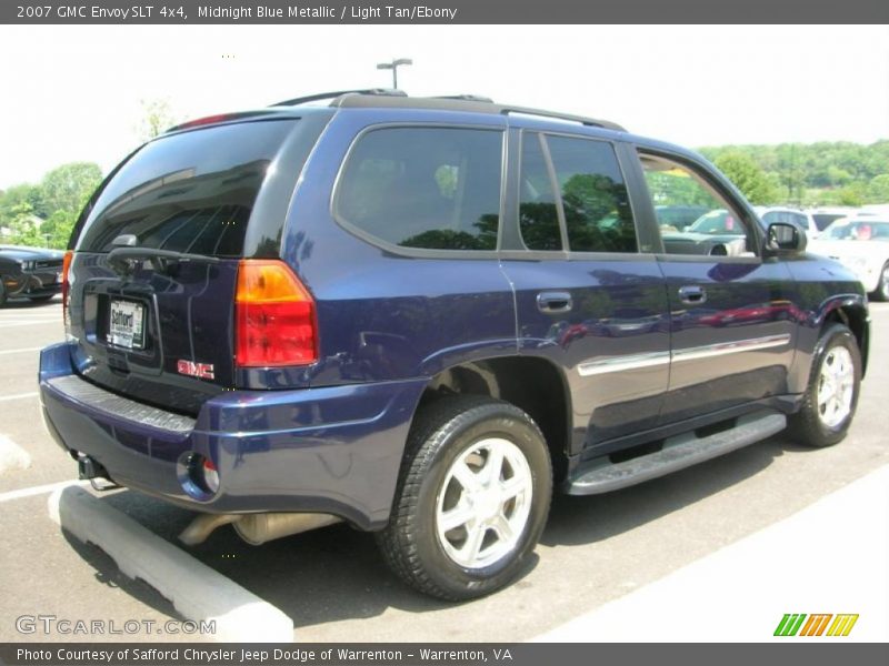 Midnight Blue Metallic / Light Tan/Ebony 2007 GMC Envoy SLT 4x4