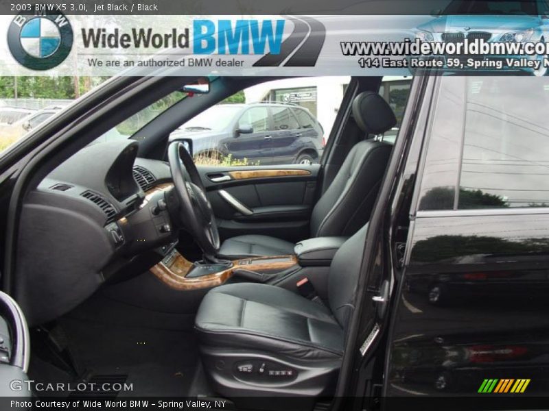 Jet Black / Black 2003 BMW X5 3.0i
