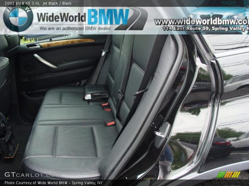 Jet Black / Black 2003 BMW X5 3.0i