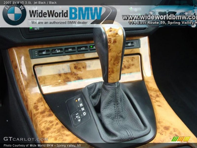 Jet Black / Black 2003 BMW X5 3.0i
