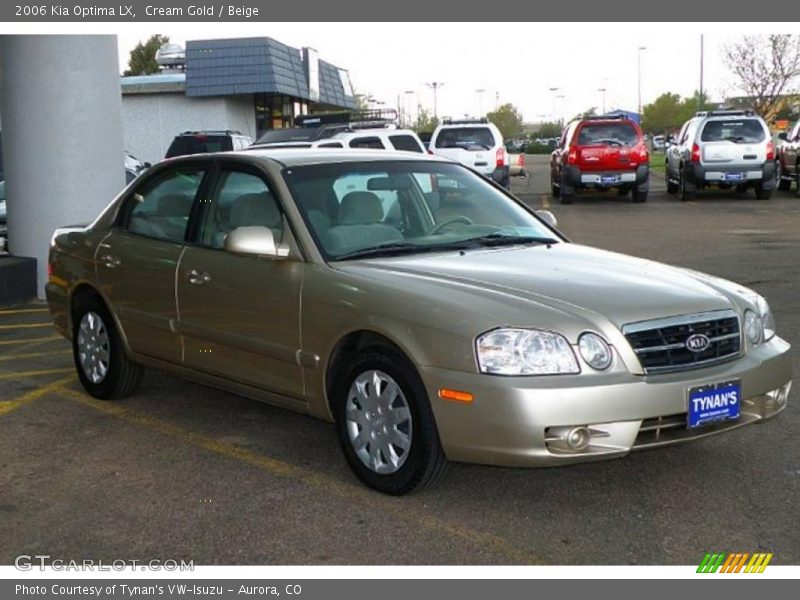 Cream Gold / Beige 2006 Kia Optima LX