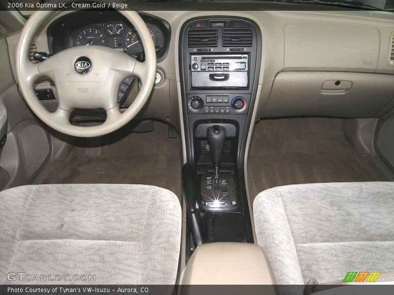 Cream Gold / Beige 2006 Kia Optima LX