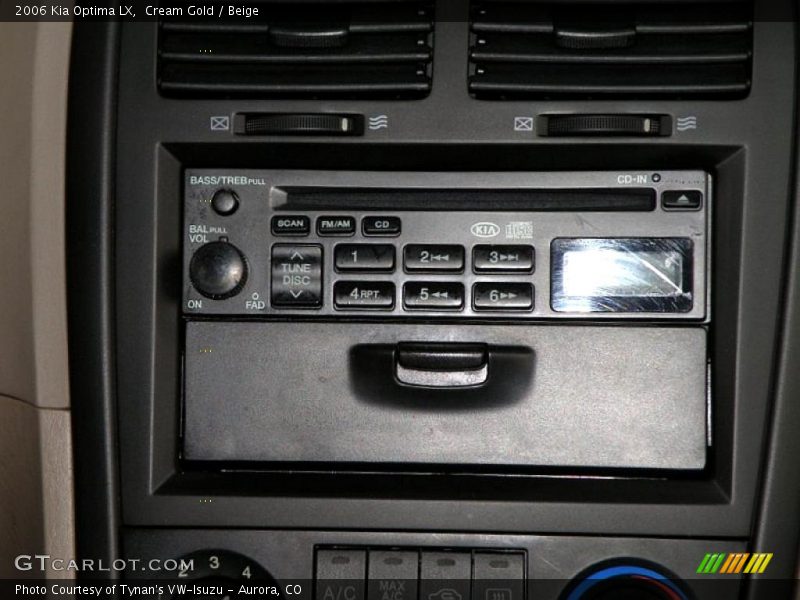 Cream Gold / Beige 2006 Kia Optima LX