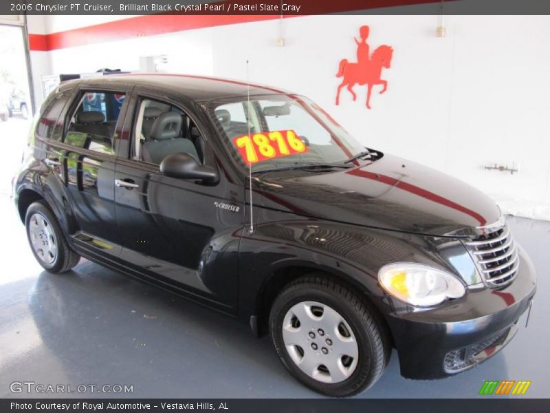 Brilliant Black Crystal Pearl / Pastel Slate Gray 2006 Chrysler PT Cruiser